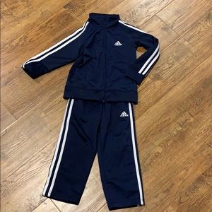 Adidas Navy & White Tracksuit